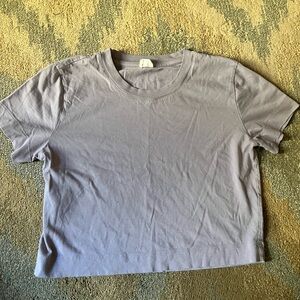 Wilfred free aritzia Light Purple Short Sleeve Tee